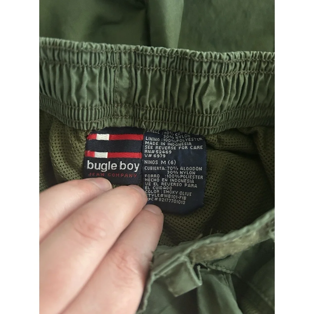 Vintage Y2K Bugle Boy Cargo Pants Size Children's 6